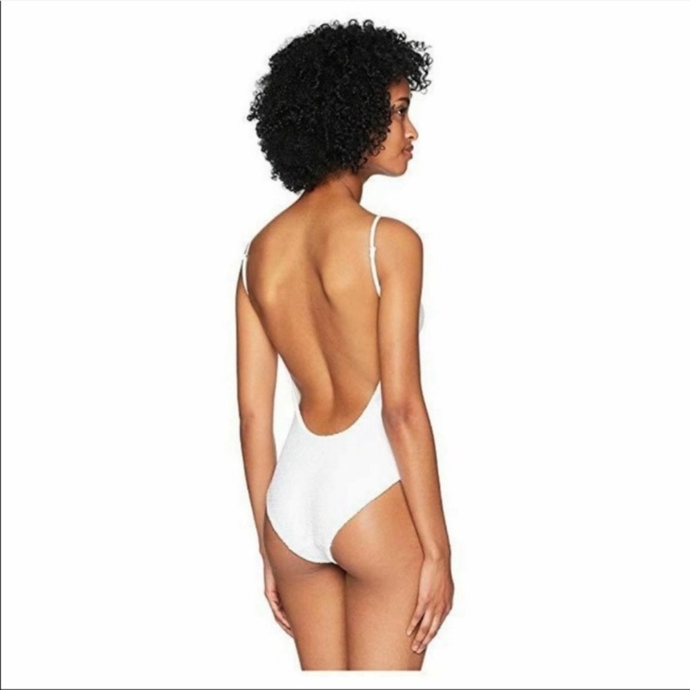 Onia Arianna Zippered One Piece Swimsuit